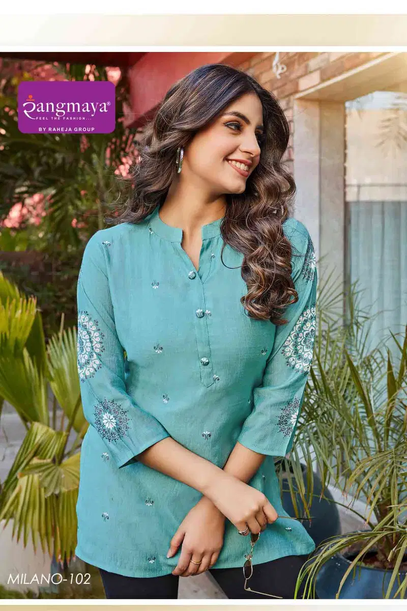 Milano By Rangmaya Bombay Tunic Ladies Top Wholesale Shop In Surat